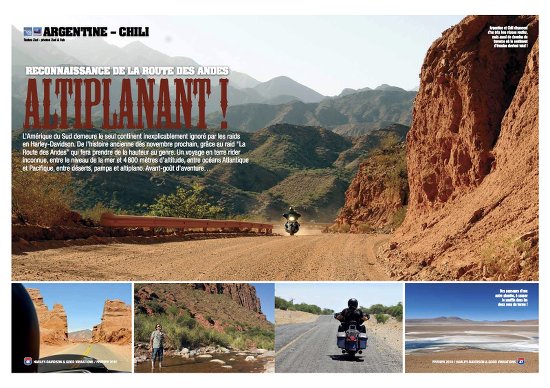 La Route des Andes, un road trip moto en Harley-Davidson