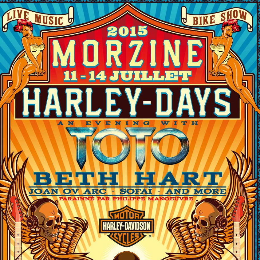 Affiche Harley Days Morzine 2015