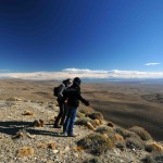 Paysages immenses en Argentine sur un voyage moto Harley en Patagonie