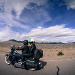 Paysages immenses en Argentine sur un voyage moto Harley en Patagonie