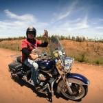 Dans la Pampa sur un voyage moto Harley en Argentine