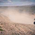 Sur la route en Patagonie sur un voyage moto Harley en Argentine