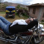 Pause sur un voyage moto Harley au Pérou
