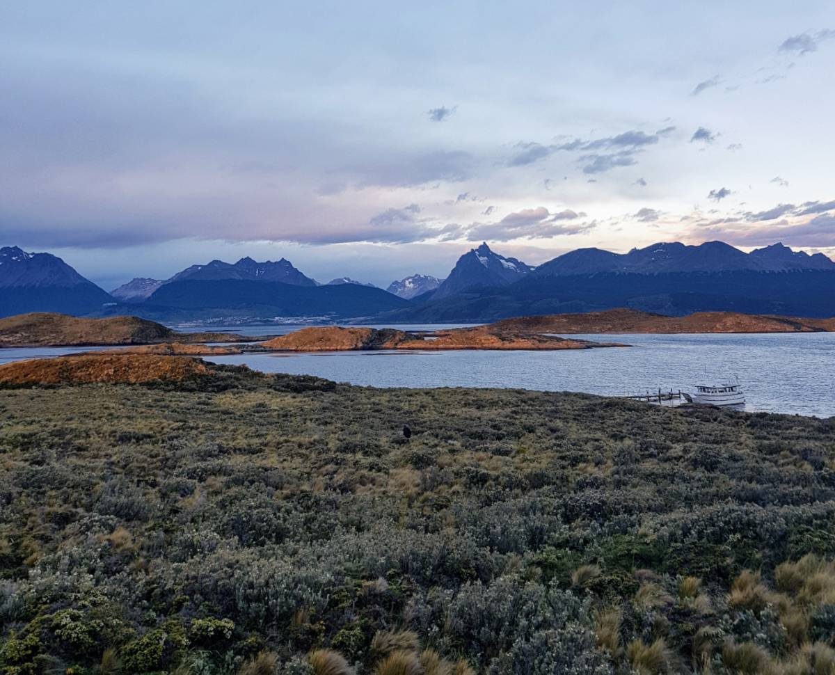 Voyage à moto en Patagonie - Balade sur le Canal de Beagle